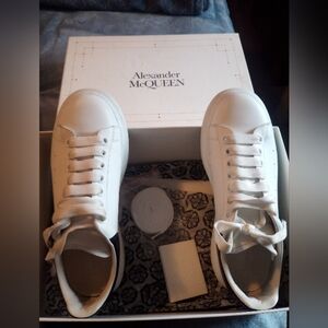 Alexander McQueen Larry Chunky White With Black Sneakers